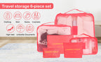 Set of 6 Packing Cube Set for Travel