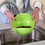 Colander 1 x Big - Fruit Basket, Pasta Strainer, Vegetable Strainer, Kitchen Washing Bowl