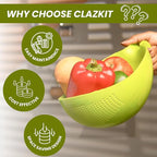 Colander 1 x Big - Fruit Basket, Pasta Strainer, Vegetable Strainer, Kitchen Washing Bowl
