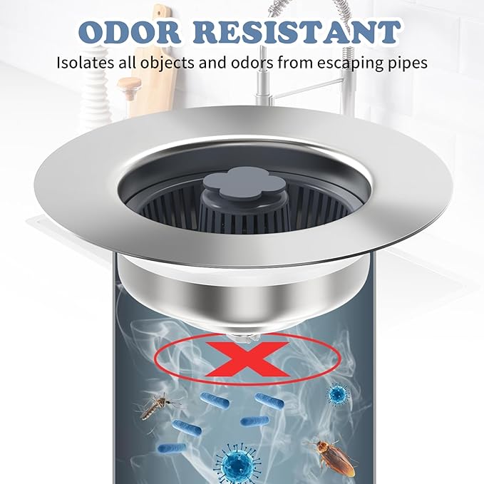 3-in-1 Sink Drain Strainer